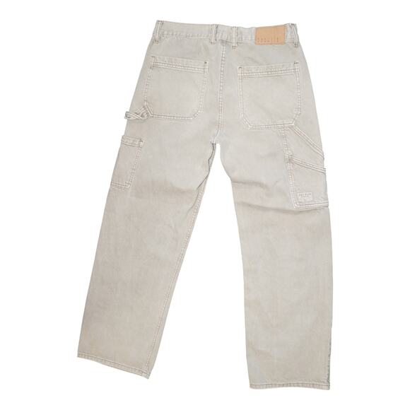 PacSun Baggy Carpenter Pants Beige 29x30 Men’s Relaxed Fit Workwear Y2K Style - Picture 2 of 8